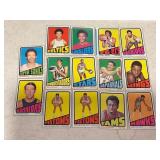 LOT OF 14 NBA CARDS - 1973-74 TOPPS #238, 227,