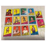 LOT OF 14 NBA CARDS 1972-73 TOPPS #63, 61, 58,