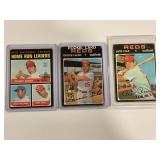 LOT OF 3 1971 TOPPS MLB CARDS - #66, 478 & 100