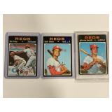 LOT OF 3 1971 TOPPS MLB CARDS - #40, 190 & 250