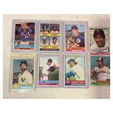 LOT OF 8 1976 TOPPS MLB CARDS #358, 139, 263,