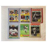 LOT OF 6 1976 TOPPS MLB CARDS #10, 270, 344, 315