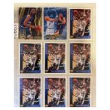 LOT OF 9 NBA HARDAWAY PAGE OF CARDS