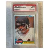 1981 TOPPS NFL PSA MINT 9 GRADE CARD #288 BRIAN