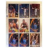 LOT OF 9 1995 SKYBOX NBA CARDS - HARDAWAY LOT