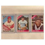 LOT OF 3 1966 TOPPS MLB CARDS #411 GENE MAUCH