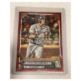 2022 TOPPS MLB CARD #76 OF 320 MIKE YASTRZEMSKI