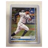2019 TOPPS MLB CARD #175 SERIES 1 TOMMY PHAM RAYS