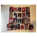 LOT OF 21 MIXED NBA CARDS - MICHAEL JORDAN