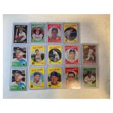 LOT OF 12 MLB CARDS - 1959 TOPPS HIGH NUMBERS -
