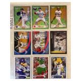 LOT OF 9 2012 INSERT MLB CARDS
