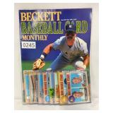 MLB CARDS - BBM ISSUE #62 MAY 1990 - BONUS LOT OF