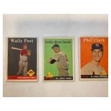 1958 TOPPS MLB CARD #387 WALLY POST (ST HENRY, OH)