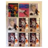 LOT OF 9 NBA HARDAWAY PAGE OF CARDS
