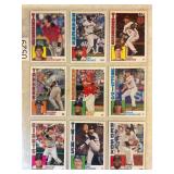 LOT OF 9 2019 TOPPS MLB CARD INSERTS