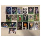 LOT OF 19 PGA CARDS - TIGER WOODS