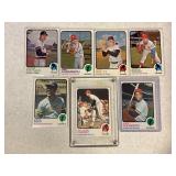 LOT OF 7 1973 TOPPS MLB CARDS - #146, 147, 148,
