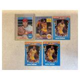 1968 TOPPS MLB CARD #74 W/ 3 FLEER 1990 ALL STARS