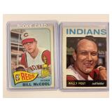 1965 TOPPS MLB CARD #18 REDS & 1965 #253 WALLY