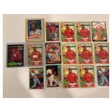 LOT OF 15 MLB CARDS - ERIC DAVIS W/ ERIC SWANN