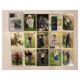 LOT OF 15 P.G.A. JOEY SINDELAR AUTOGRAPHED GOLF