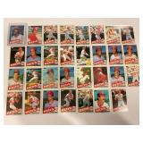 LOT OF 31 1985 TOPPS MLB REDS CARDS