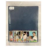 3 RING BINDER OF MLB CARDS - BONUS 9 MLB 1965