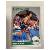 1990 NBA HOOPS CARD #81 STEVE ALFORD MAVERICKS
