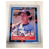 1988 DONRUSS MLB CARD #297 TODD BENZINGER