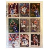 LOT OF 9 NBA HARDAWAY PAGE
