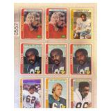 LOT OF 9 1978 TOPPS NFL CARDS - #66 - 73