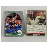 1990 STEVE ALFORD NBA HOOPS AUTOPEN #81 CARD JAS