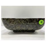 2004 SHAWNEE POTTERY MCM SPLATTER 7" PLANTER