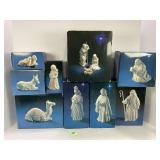 1981-82 AVON PORCELAIN NATIVITY FIGURINES IN