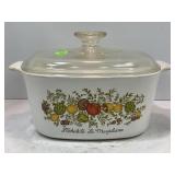 CORNING WARE SPICE OF LIFE COVERED 3 QT