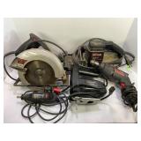 SKIL CIRCULAR SAW, CRAFTSMAN PLATE JOINER & ROTARY