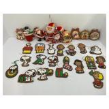 VINTAGE SNOOPY AND OTHER CHRISTMAS ORNAMENTS