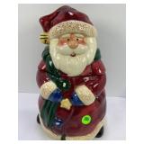 BELLA CASA BY GANZ SANTA CLAUS COOKIE JAR - 11"