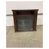 ELECTRONIC FIREPLACE W/ MANTLE - 31 1/2" X 12" X