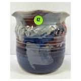 BUIE STUDIOS POTTERY 6" STONEWARE CROCK