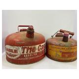 EAGLE 1 & 2 GALLON VINTAGE FUEL CANS