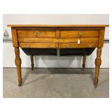 PRIMITIVE FARMHOUSE 4 DRAWER WRITING DESK -