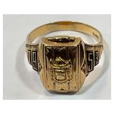 10K GOLD 1953 CELINA HIGH SCHOOL CLASS RING