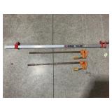 LOT OF 3 FURNITURE WOOD WORKING BAR CLAMPS