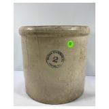 MCCOMB STONEWARE 2 GALLON PRIMITIVE STONEWARE