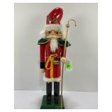 15" WOODEN NUTCRACKER SANTA CLAUS