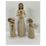 LOT OF 3 WILLOW TREE FIGURINES - 2010 BEAUTIFUL