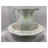ANTIQUE  VASHTI EPP CO PITCHER AND BOWL SET -