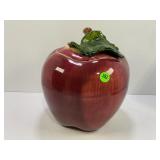 APPLE COOKIE JAR - 10" TALL
