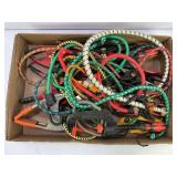LARGE LOT OF CLAMPS AND BUNGEE CORDS